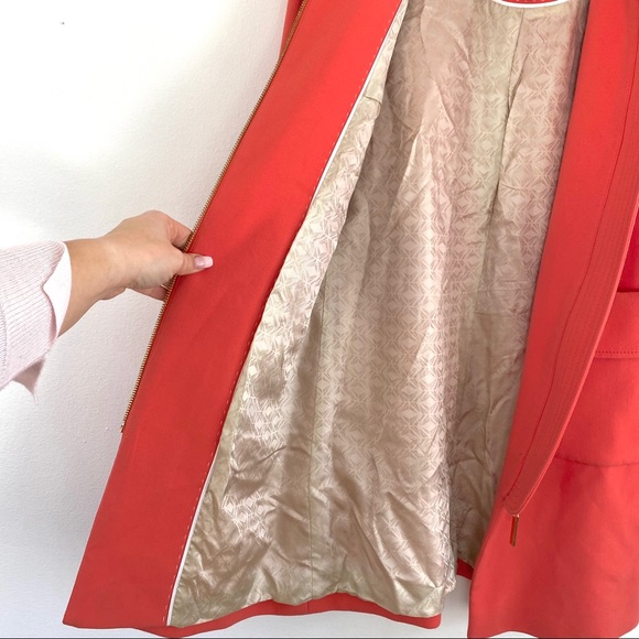 Planet London Orange Straight Transitional Coat - Picture 6 of 10